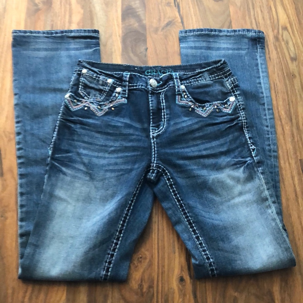 Grace in LA Embellished Denim Jeans
